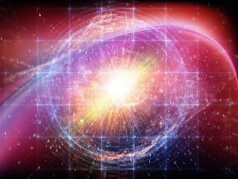 Energy of Numbers 스톡 일러스트