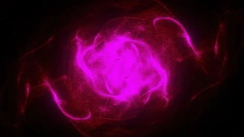 Energy particle sphere Illustrazione stock