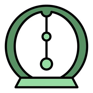 Energy pendulum icon vector flat 스톡 일러스트
