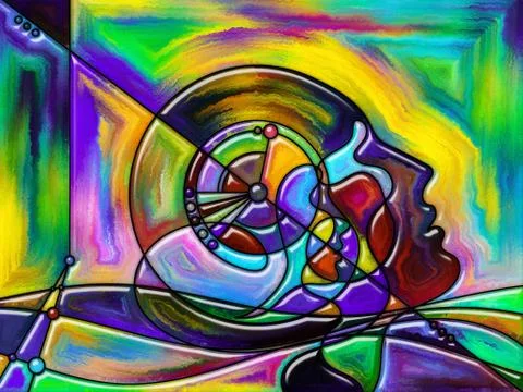 Energy of Perception 스톡 일러스트