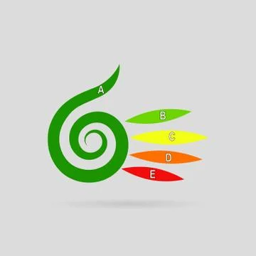 Energy Performance Scale 스톡 일러스트