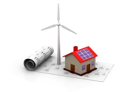 Energy planning Stock-Illustration
