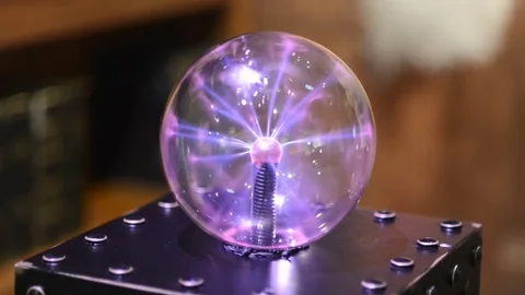 Energy Plasma Ball Stock Footage 83597416