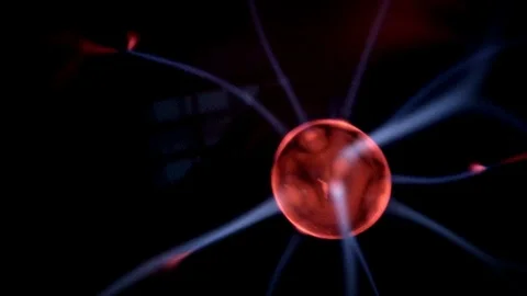 Energy Plasma Globe Stockbeeldmateriaal 111831740