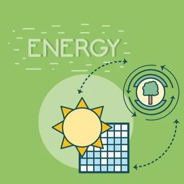 Energy power concept Stock Illustration