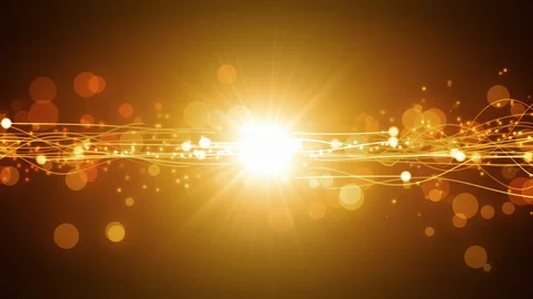 Energy Power Flow Stock Footage 92338540