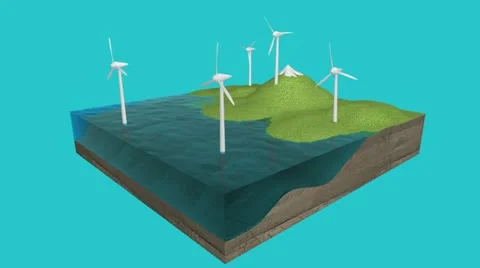 Energy power plants Stock Footage 10860272