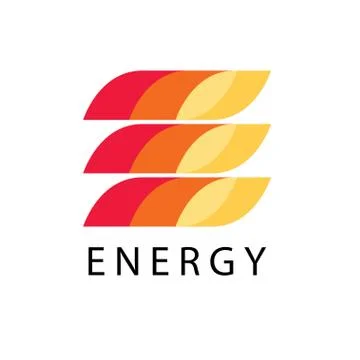 Energy power vector logo template, leter E brand Stock Illustration