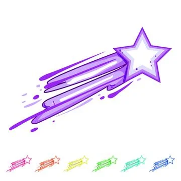 Energy projectile game cartoon vector graphic イラスト素材