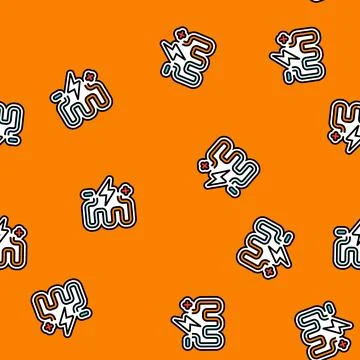 Energy recovery system vector seamless pattern イラスト素材