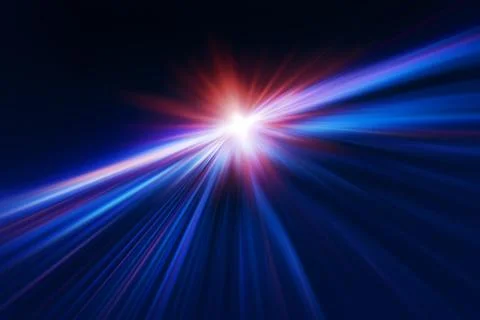 Energy Release Burst Cosmos Space Supernova Big Bang Flare Power Modern Abs.. Stock Illustration