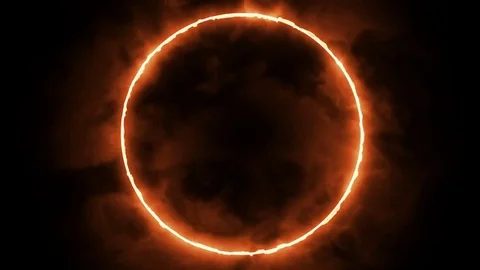 Energy Ring. Loop Stock Footage 75683651