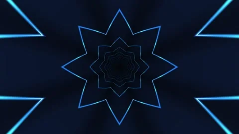 Energy ring wormhole background creates a looping motion Stock Footage 342395762