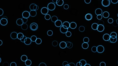 Energy rings motion graphics with night background Stock Footage 157161909