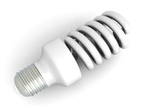 Energy saver light bulb Stock Illustration