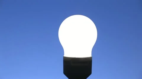 Energy saving - Bulb - Energy-Saving Lamp Video stock 11609887
