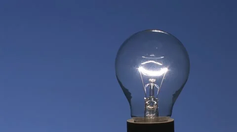 Energy saving - Bulb - Energy-Saving Lamp Stock Footage 11613779