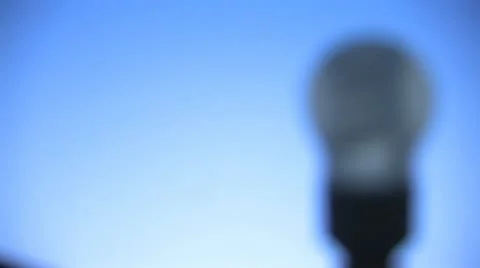 Energy-saving bulb, focus pull, light on 1 Stock Footage 11609345