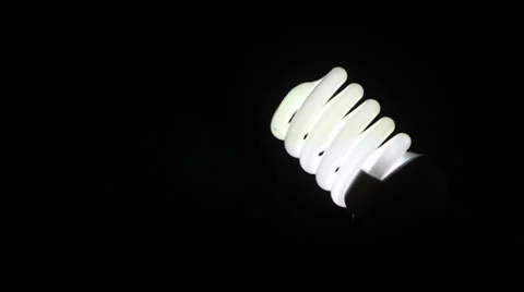 Energy-saving Bulb Stock Footage 24877507