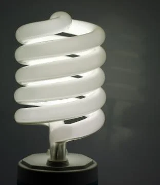 Energy saving bulb Stock Photos