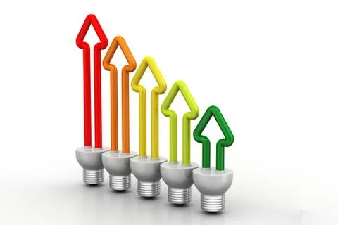 Energy saving fluorescent Free Stock Illustration