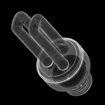 Energy saving lamp Stock Illustration