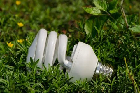 Energy Saving Lamp Stock Photos