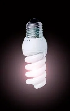 Energy-saving lamp Stock Photos