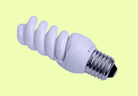 Energy-saving lamp Foto stock