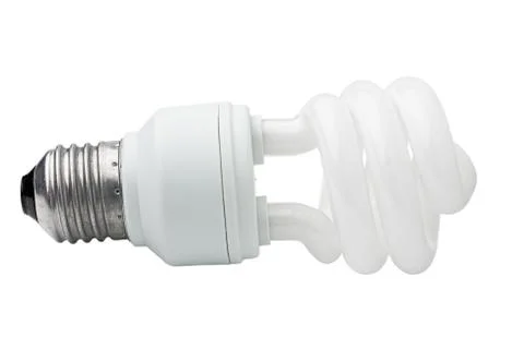Energy saving lamp. 스톡 사진