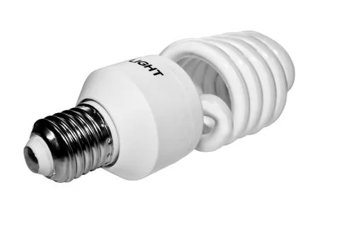 Energy saving lamp Stock Photos