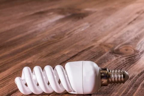 Energy saving lamp Stock Photos