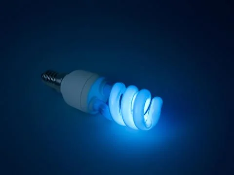 Energy-saving lamp. Stock Photos
