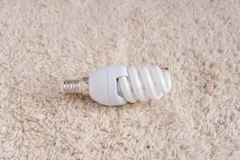 Energy saving lamp. Stock Photos