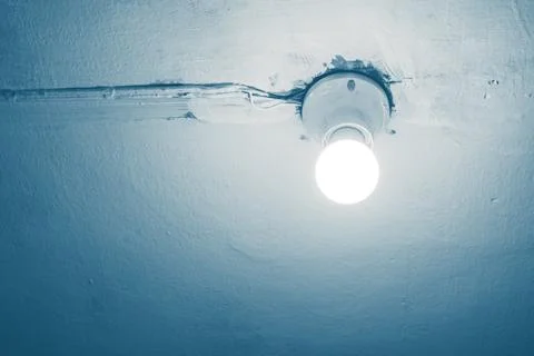 Energy saving lamp Stock Photos