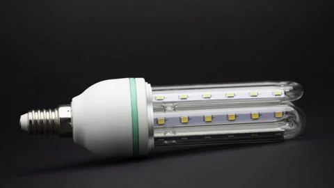 Energy saving light bulb Stock Footage 150808217