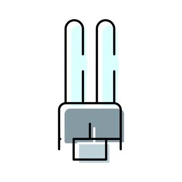 Energy saving light bulb idea illustration 스톡 일러스트