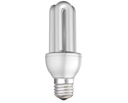 Energy saving light bulb Illustrazione stock
