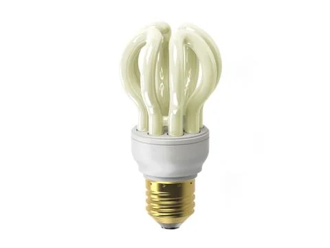 Energy saving light bulb Stock Illustration
