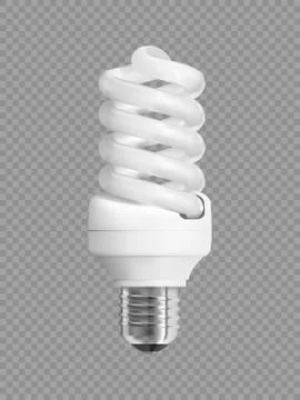 Energy saving light bulb Stock Illustration