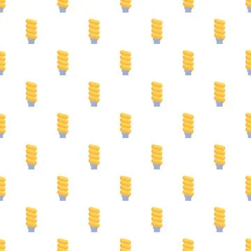 Energy saving light bulb pattern creating background design Stockillustratie