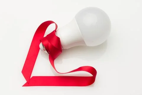 Energy saving light bulbs, ecological, to save energy and consumption. Stock Photos