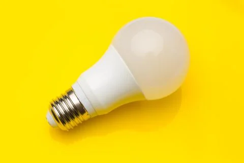 Energy saving light bulbs, ecological, to save energy and consumption. Stock Photos
