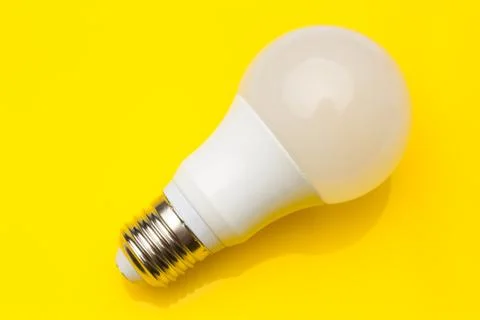 Energy saving light bulbs, ecological, to save energy and consumption. Stock Photos