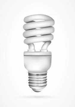 Energy saving light bulbs Stock Illustration
