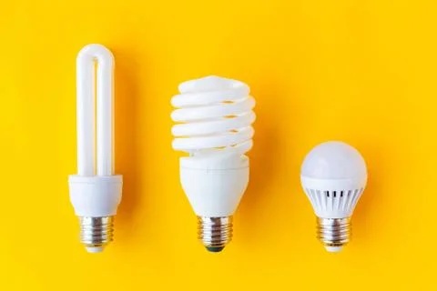 Energy saving light Stock Photos