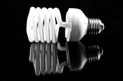 Energy saving lightbulb Foto stock