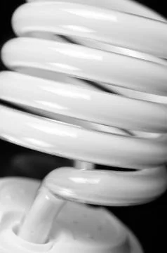 Energy saving lightbulb Stock Photos