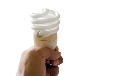 Energy saving lightbulb Foto stock