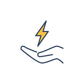 Energy Saving vector concept creative icon or sign Stock Illustration